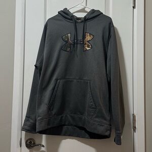 UNDER ARMOUR CAMO LOGO MENS HOODIE